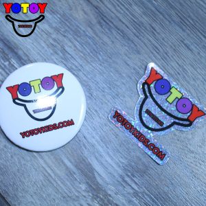 YOTOY Stickers and Buttons